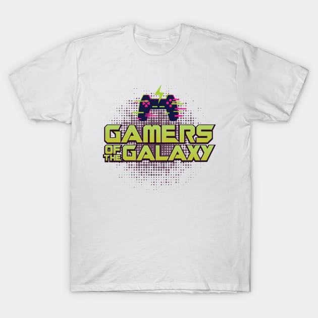 Gamers of the Galaxy T-Shirt by drylworks